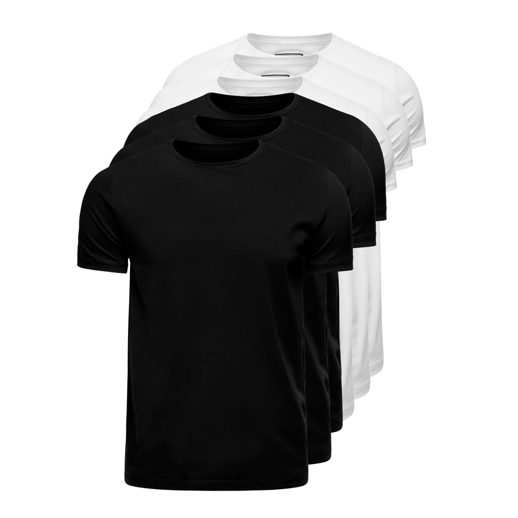 Kit 6 Camisetas Pima Premium