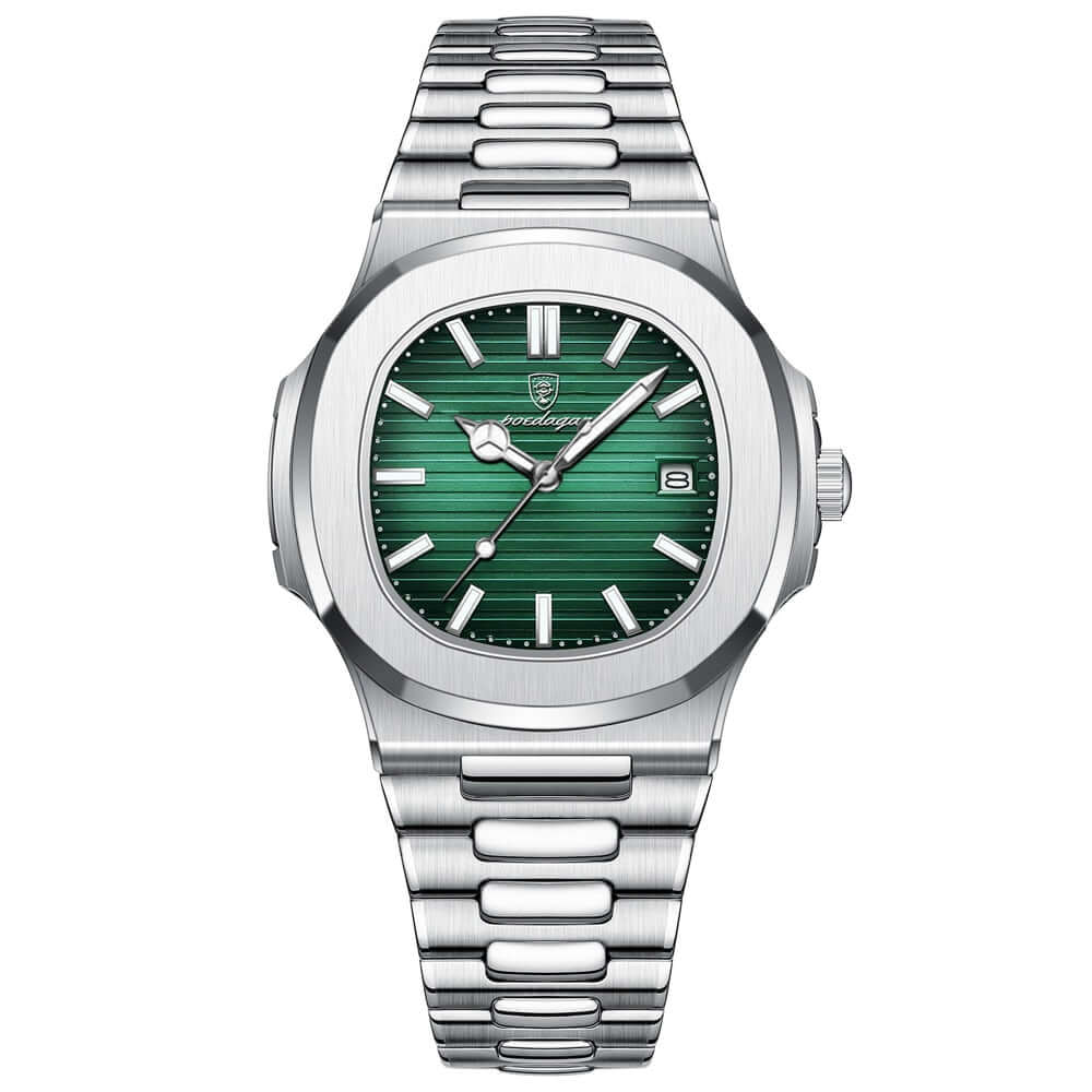Relógio Masculino Poedagar Nautilus 40 mm | Caixa + Ajustador de Pulseira